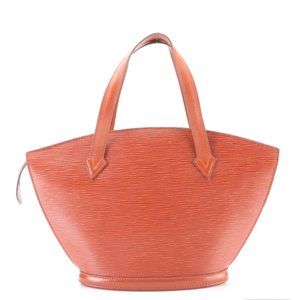 Louis Vuitton Saint Jacques Handbag in Kenyan Fawn Epi and Smooth Leather